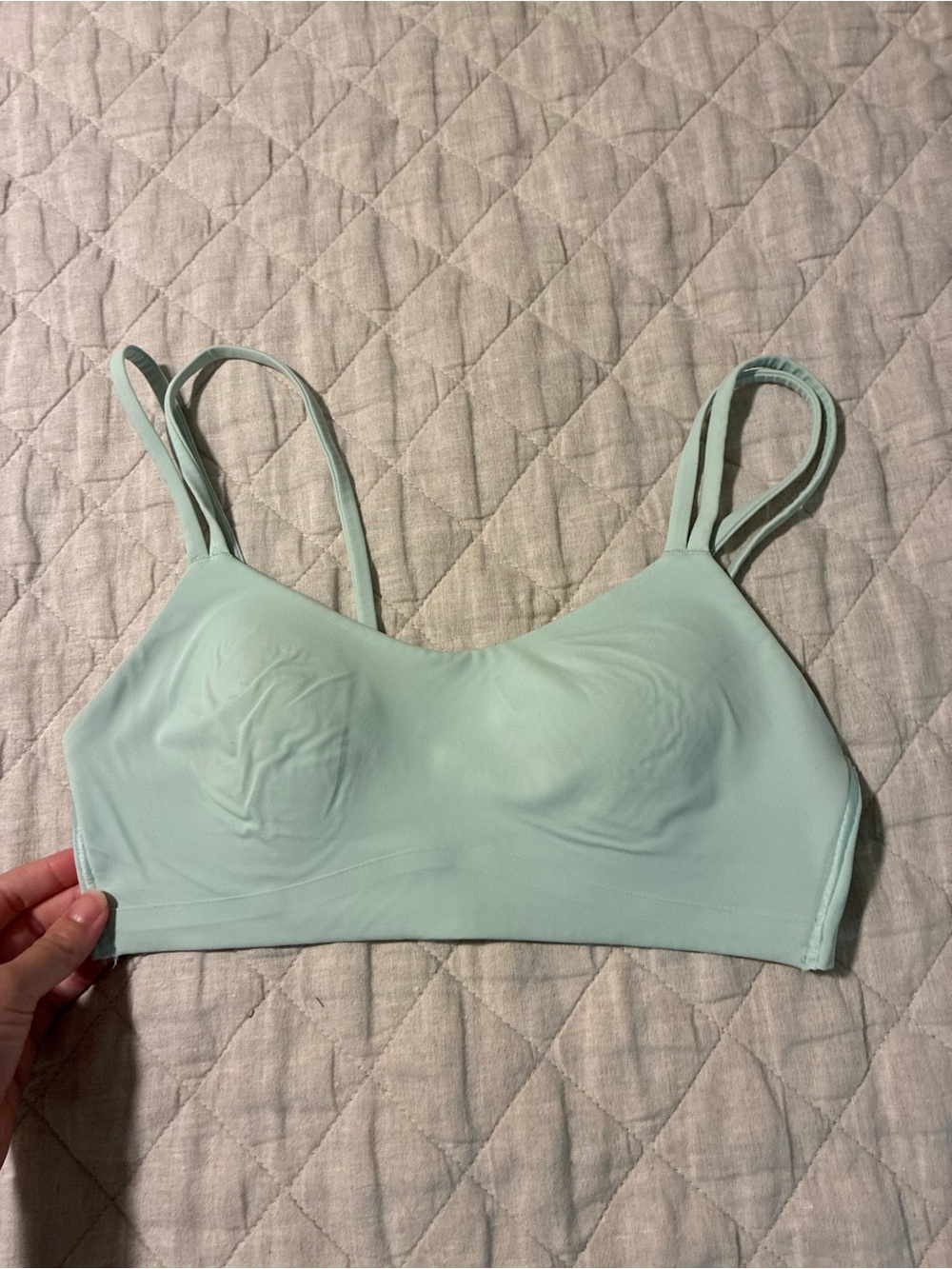 Lululemon Seamless Mint Bralette - Soft Stretch Support